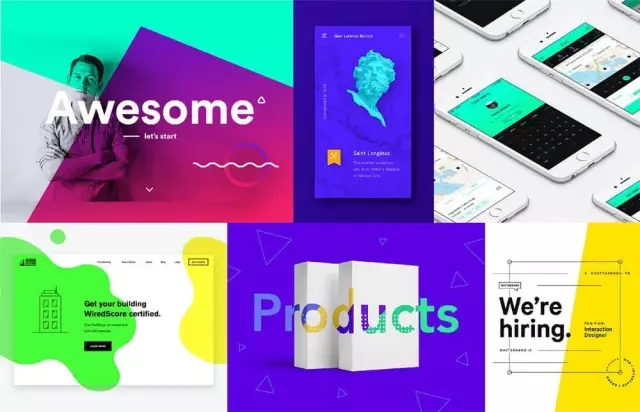 網站設計中配色特點